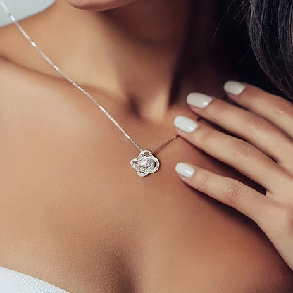 To Grandma | Through Small Kindness Loveknot Necklace-Sevenedge Perfect Gifts