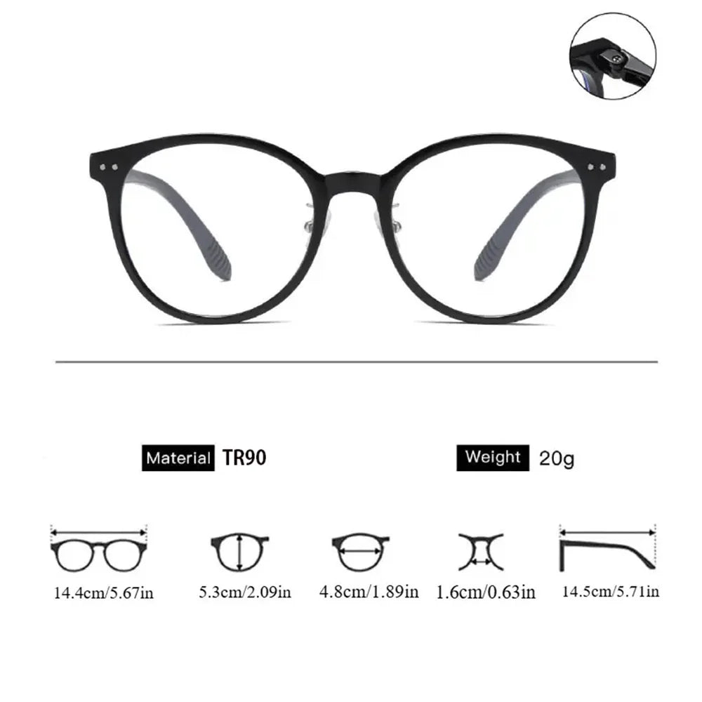 Clear Glasses Anti-blue Light Flat Eyewear-Sevenedge Perfect Gifts