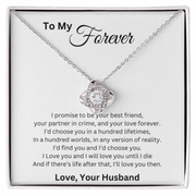 To My Forever | Love Knot Necklace-Sevenedge Perfect Gifts
