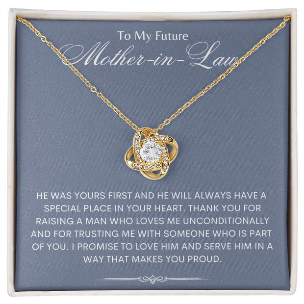 To My Future Mother-In-Law | Love Knot Necklace-Sevenedge Perfect Gifts
