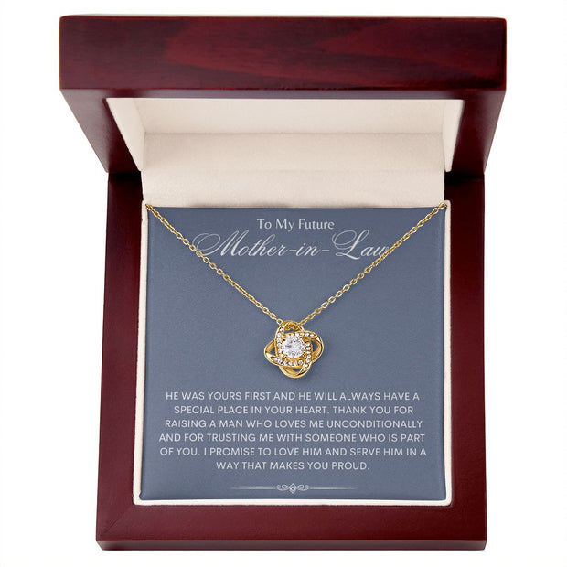 To My Future Mother-In-Law | Love Knot Necklace-Sevenedge Perfect Gifts