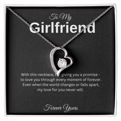 To My Girlfriend | I am Giving You A Promise Forever Love Necklace-Sevenedge Perfect Gifts