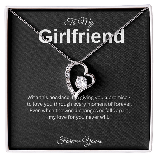 To My Girlfriend | I am Giving You A Promise Forever Love Necklace-Sevenedge Perfect Gifts