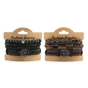 HZMAN Genuine Leather Tree of life Bracelets Men Women-Sevenedge Perfect Gifts