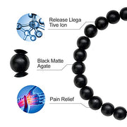 Natural Black Lava Rock Stone Adjustable Aromatherapy Healing Bracelet-Sevenedge Perfect Gifts