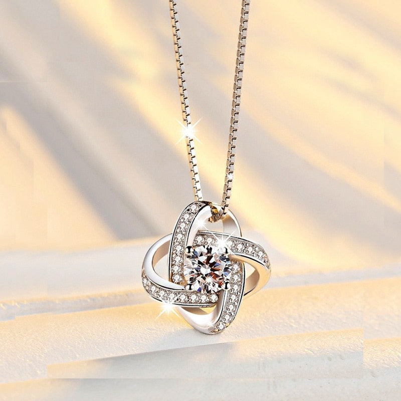 The Soulmate Loveknot Necklace: An Eternal Bond-Sevenedge Perfect Gifts