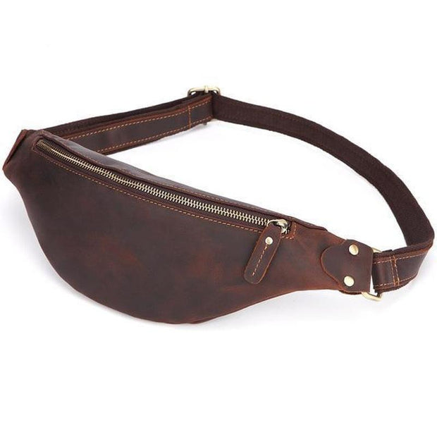 Authentic Cow Leather Made Waist Bag For Men-Sevenedge Perfect Gifts