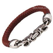 Braided Rope Leather Bracelet For Men-Sevenedge Perfect Gifts
