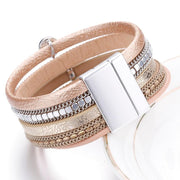 Crystal Leather Bracelet-Sevenedge Perfect Gifts