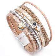 Crystal Leather Bracelet-Sevenedge Perfect Gifts