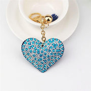 Cute Heart Bling Keychain-Sevenedge Perfect Gifts