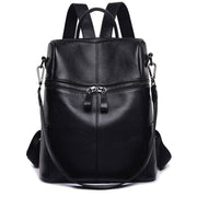 Dazzler Black Leather Backpack-Sevenedge Perfect Gifts