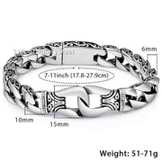 Finely Crafted Stainless Silver Bracelet-Sevenedge Perfect Gifts