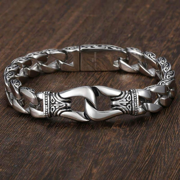 Finely Crafted Stainless Silver Bracelet-Sevenedge Perfect Gifts