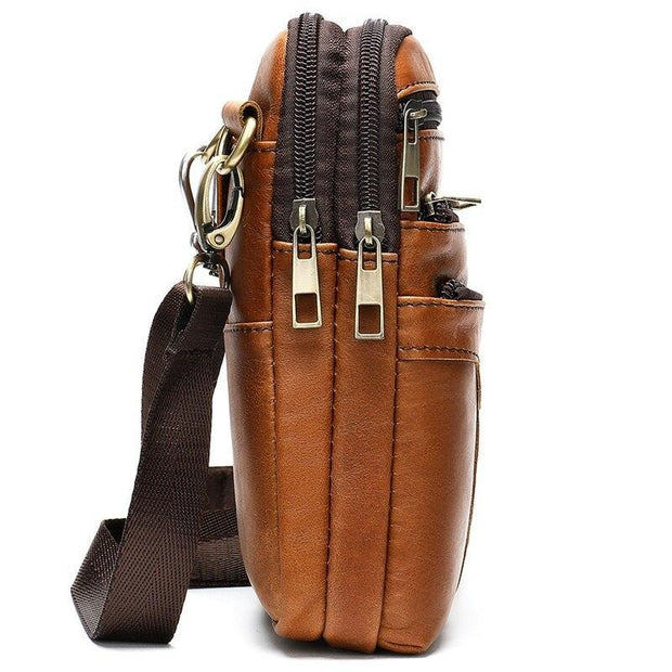 Genuine Leather Crossbody Messenger Bags For Men-Sevenedge Perfect Gifts