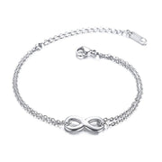 Infinity Silver Charm Bracelets-Sevenedge Perfect Gifts