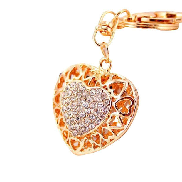 Intricate Heart Shaped Key Chain-Sevenedge Perfect Gifts