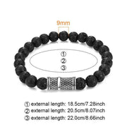 Lava Stone Beaded Bracelet-Sevenedge Perfect Gifts