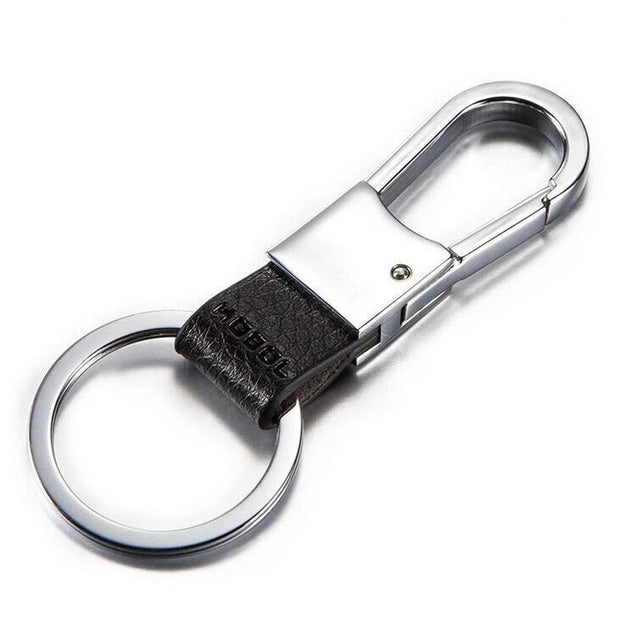Men's keychains: leather, steel, brass keyrings
