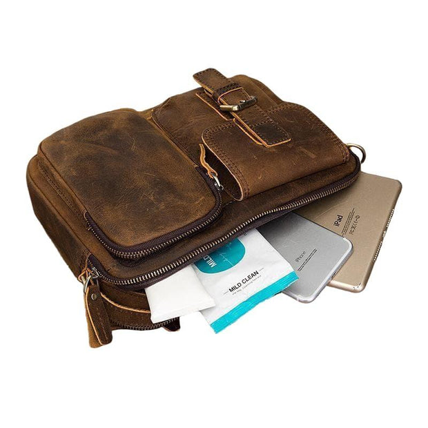 Leather Messenger Bag-Sevenedge Perfect Gifts