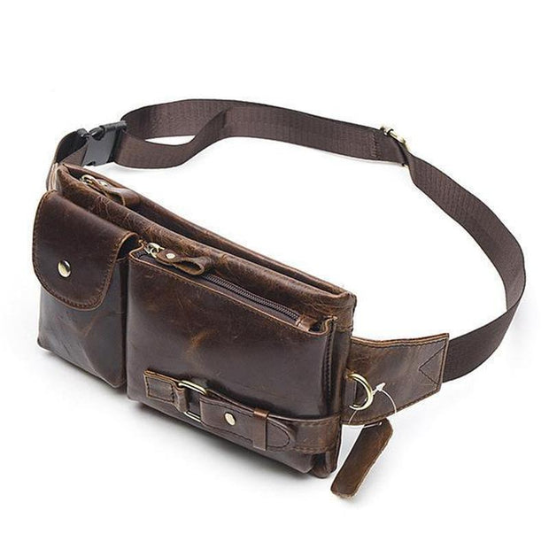 EDC Leather Men's Crossbody Bag that Will Change Your Life • Baggizmo