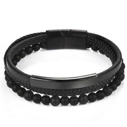 Multi-layer Leather Wristband-Sevenedge Perfect Gifts