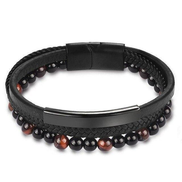 Multi-layer Leather Wristband-Sevenedge Perfect Gifts