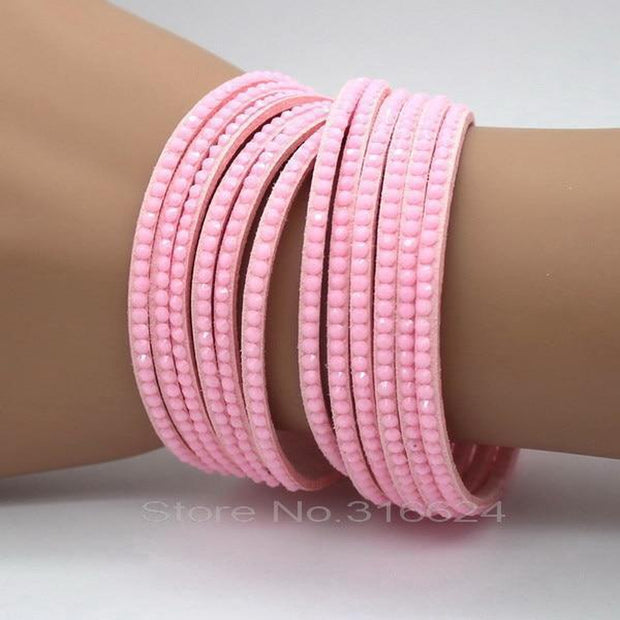 Multiple Strand Crystal Bracelets-Sevenedge Perfect Gifts