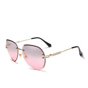 Rimless Pilot Sunglasses For Women-Sevenedge Perfect Gifts