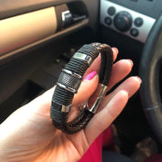 Rugged Leather Hook Bracelet-Sevenedge Perfect Gifts