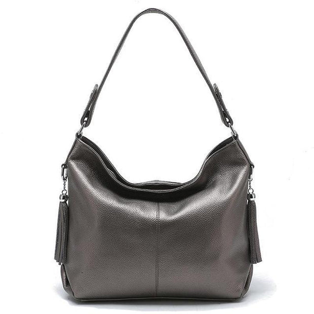 Soft Leather Tassel Handbag-Sevenedge Perfect Gifts