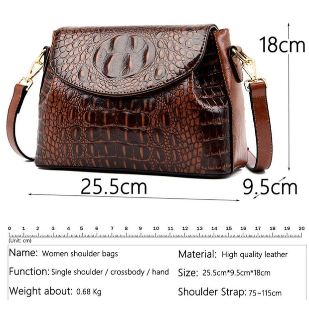 Stylish Crocodile Pattern Bag-Sevenedge Perfect Gifts