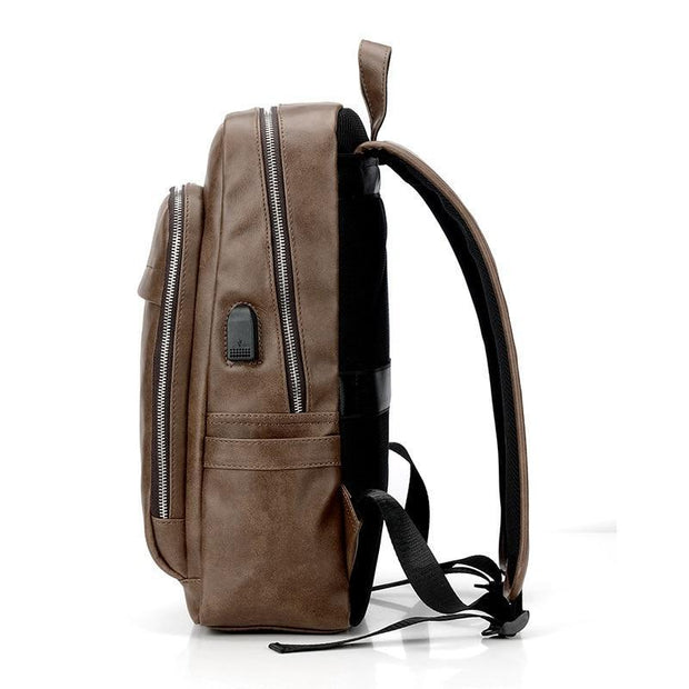 Vegan Leather Luxury Messenger Backpack-Sevenedge Perfect Gifts