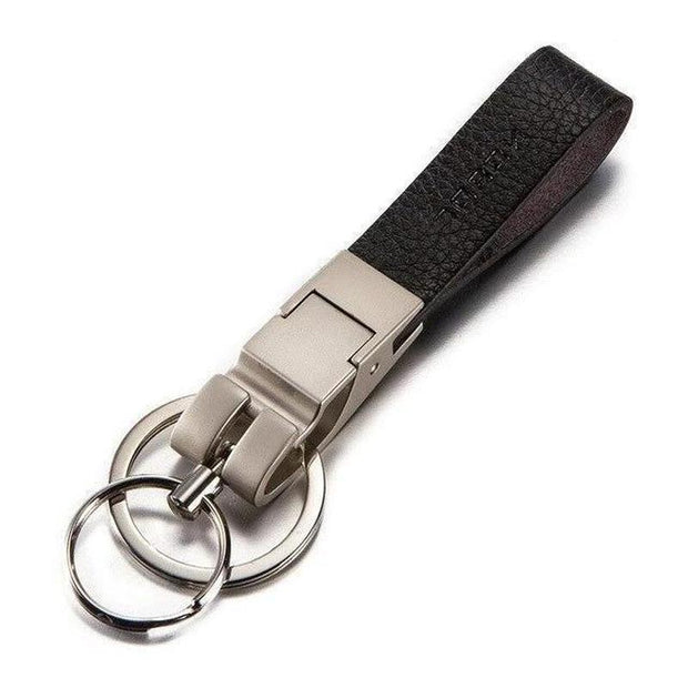 Vegan Leather Metal Keychain-Sevenedge Perfect Gifts