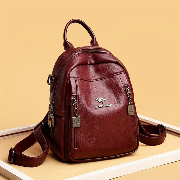 Vegan Leather Stylish Backpack For Women-Sevenedge Perfect Gifts