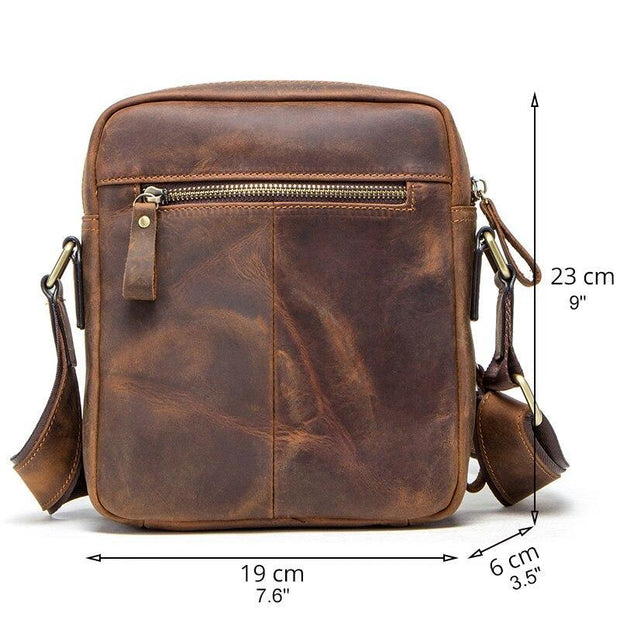 Vintage Leather Messenger Bag For Men-Sevenedge Perfect Gifts