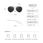 Women’s Rimless Oval Sunglasses-Sevenedge Perfect Gifts