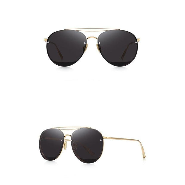 Women’s Rimless Oval Sunglasses-Sevenedge Perfect Gifts