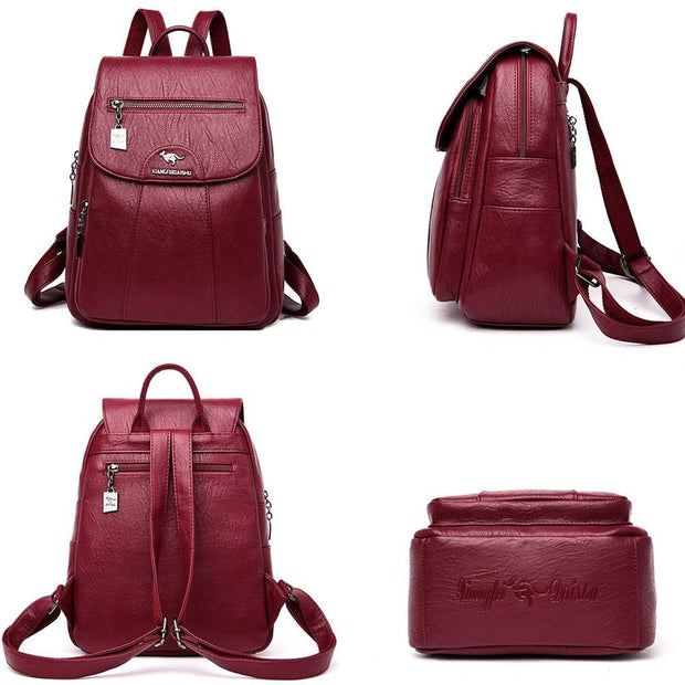 Women’s Vegan Leather Backpack/Sling Bag For Travel-Sevenedge Perfect Gifts