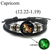 Zodiac Leather Bracelet-Sevenedge Perfect Gifts